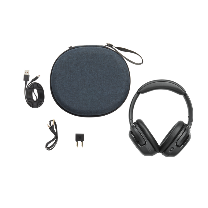 JBL Tour One - Black - Wireless over-ear noise cancelling headphones - Detailshot 1 image number null